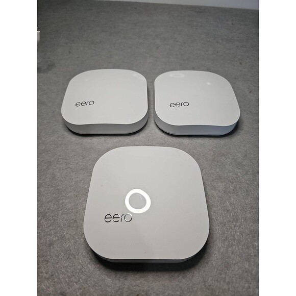 Eero Pro 2nd Gen B010001 Mesh Wi-Fi System (3-pack) Tested Working - Picture 2 of 5